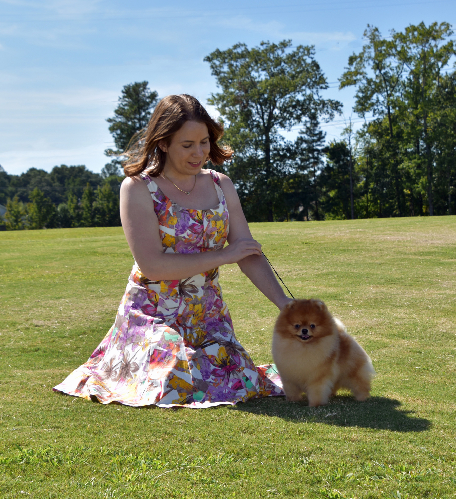 Liz Heckert with GCh. Silhouette's Stark In Winterfell