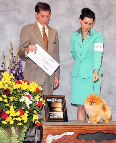 Ashton winning Group 4 with Celeste Solano